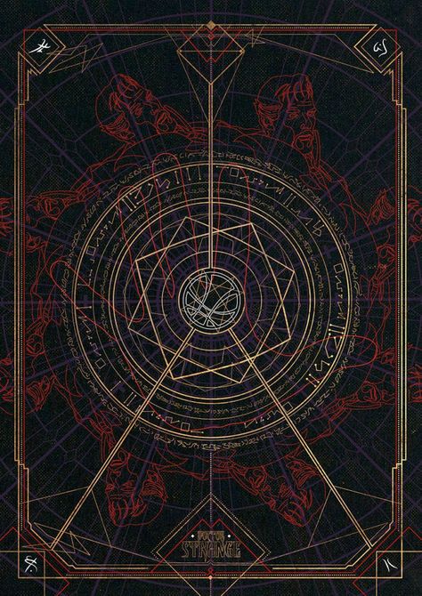 The Poster Posse Doctor Strange Tribute Gets Mystical with Marvel Doctor Strange Poster, Dr Strange Marvel, Drawing Marvel, Trippy Artwork, Strange Magic, Karakter Marvel, Doctor Strange Marvel, Psy Art, The Stranger