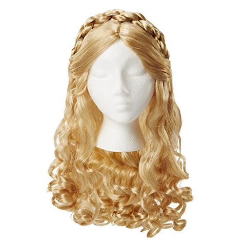 CINDERELLA LIVE ACTION 82060 Ella Royal Locks Wig Costume >>> Check out this great product. Strawberry Blonde Curls, Cinderella Wig, Alien Halloween Costume, Cinderella Live Action, Great Costume Ideas, Cinderella Cosplay, Ella Enchanted, Cinderella 2015, Wig Costume