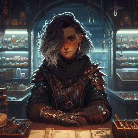 Dnd Human Character Art, Dnd Rogue Female, Female Sorcerer Dnd, Selkie Character, Clockwork Soul Sorcerer, Soulknife Rogue, D D Rogue, Rogue Dnd, Rogue Character