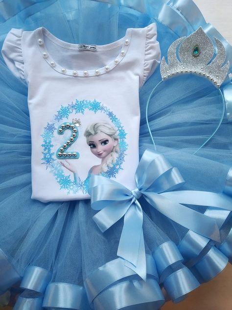 Frozen Birthday Outfit, Elsa Outfit, Frozen Birthday Party Decorations, Frozen Tutu, Elsa Tutu, Frozen 3, Frozen Outfits, Birthday Outfit Ideas, Frozen Bday Party