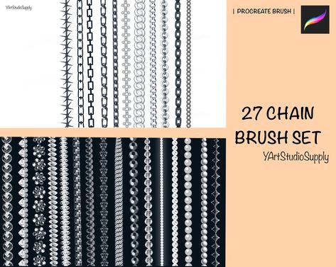 ✅⬆️CLICK THE LINK!!⬆️ Download 27 Procreate chain brushes, including gemstone, metal, and more! These brushes are perfect for adding texture and detail to your digital artwork. #procreate #brushes . #How_To_Make_A_Chain_Brush_In_Procreate #Procreate_Chain_Brush_Free #Chain_Brush_Procreate #Custom_Procreate_Brushes How To Make A Chain Brush In Procreate, Procreate Pocket, Jewel Drawing, Free Procreate, Procreate Brushes Free, Free Brush, Clip Studio Paint, Eye Brushes, Procreate App