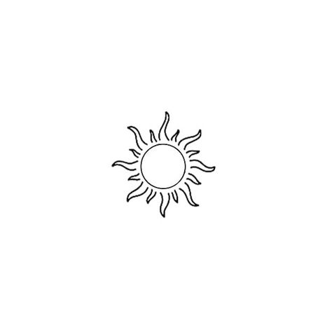 Simple Sun Tattoo, Tattoo For Kids, Sun Tattoo Small, Sun Tattoo Designs, Tattoo Schrift, Small Pretty Tattoos, Silhouette Tattoos, Tattoo Templates, Petite Tattoos