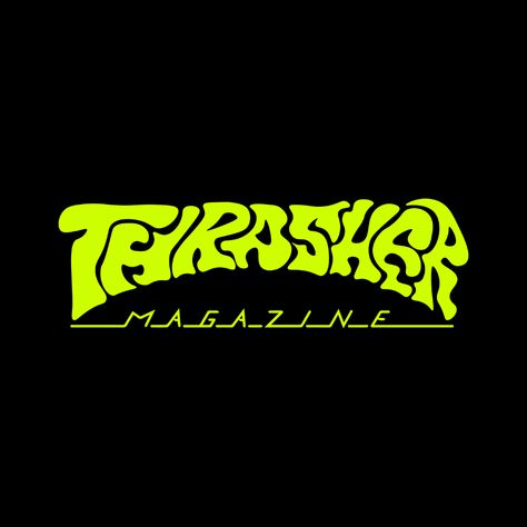 THRASHER MAGAZINE | Custom Logo on Behance Streetwear Logo, Graphic Shirt Design, Thrasher Magazine, People Logo, Shirt Logo Design, Tshirt Printing Design, Graphic Design Agency, Tshirt Design Inspiration, Graphic Design Fun