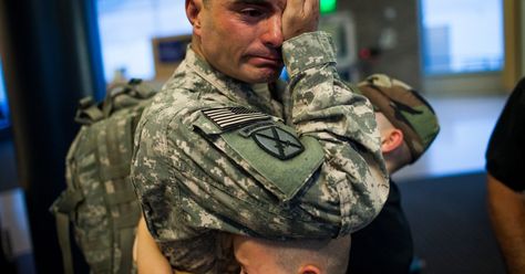 New story in Entertainment from Time: Father Soldier Son Is a Wrenching Window Into the Life of a Military Family Historia Universal, Military Love, Support Our Troops, Army Wife, Us Soldiers, Military Heroes, Real Hero, Military Family, American Soldiers