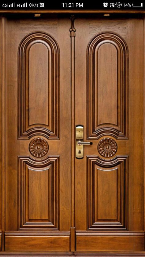 Double Door Design Wood Modern, Front Double Door Design Wood, Wooden Double Front Doors Modern, Main Double Door Design Wood, Front Double Door Design Wood Modern, Main Door Double Door Designs, Wooden Main Double Door Design, Main Double Door Design, Double Door Design Wood