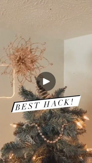 Diy Tree Topper Ideas, Christmas Topper Ideas, Christmas Tree Topper Ideas, Christmas Tree Toppers Ideas Diy, Diy Tree Topper, Holiday Hack, Diy Christmas Tree Topper, Have A Holly Jolly Christmas, Christmas Topper