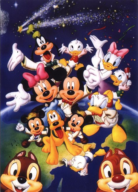 Disney Poster, Minnie Mouse Pictures, Walt Disney Characters, Mickey Mouse Pictures, Disney Fine Art, Mickey Mouse Art, Images Disney, 디즈니 캐릭터, Disney Vintage