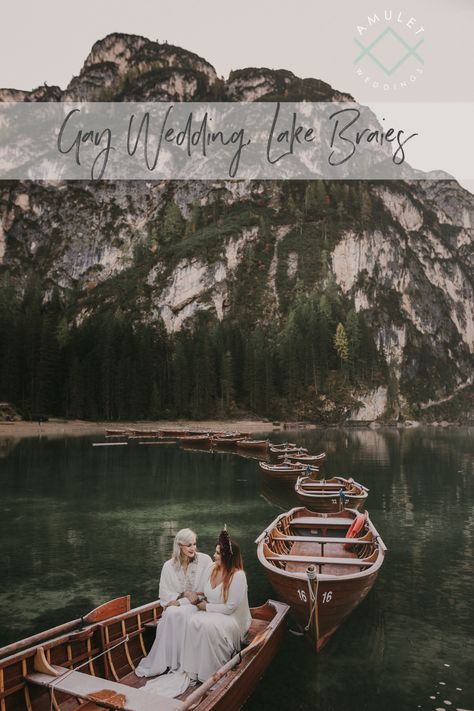 Dolomites Wedding, Lake Braies, Epic Elopement, The Dolomites, Elopement Dress, Destination Wedding Locations, Wedding Planning Services, Lodge Wedding, Wedding Location