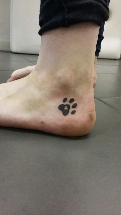 Paw print love heart tattoo Dog Paw Print With Heart Tattoo, Love Heart Tattoo, Dog Print Tattoo, Dog Memorial Tattoos, Tattoo Heart, Tattoo Love, Tramp Stamp, Memorial Tattoos, Dog Paw Print