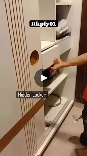 8.6K views · 1.6K reactions | Secret Compartment in your Wardrobe 

Follow @rkply01 for updates... 

Comment below to get Featured for FREE 

Do not Forget to like our Facebook Page
https://www.facebook.com/rkply01 

Follow us on Instagram 
https://www.instagram.com/rkply01/ 

Subscribe Our YouTube Channel 
https://www.youtube.com/@rkply01 

Join our Facebook Group
https://www.facebook.com/groups/314545159947659 

#furniturelastforlife #furniture #interiordesign #interiordecor #interiors #walldecor #wallart #roomdecoration #roomdecor #room #rkply01 #drawingroom #hidden #luxurykitchen #decor #decoration #furnituredesign #walldesign #creativefurniture #secret #furnitureideas #woodart #luxury #home #kitchen #cupboard #locker #wardrobe #modularkitchen | R K PLYWOOD AND HARDWARE | Arjun, Jatin- Secret Locker In Wardrobe, Locker Wardrobe, Garage Hacks, Secret Compartment, Kitchen Cupboard, Creative Furniture, Drawing Room, Luxury Kitchen, Facebook Group