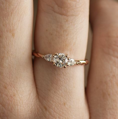 Dainty engagement rings