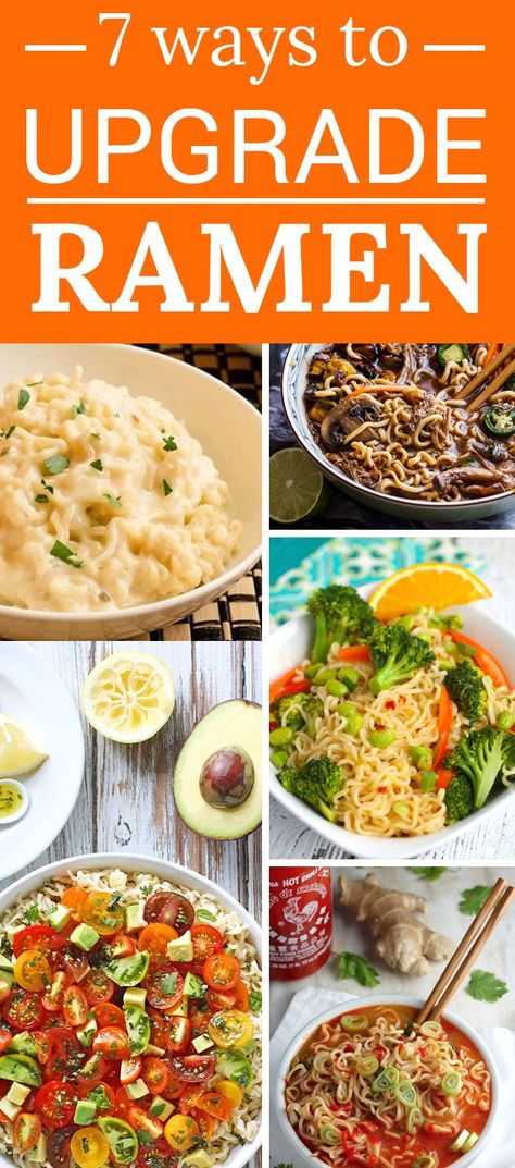 7 Ways to Upgrade Your Ramen – SOCIETY19 Dorm Food, College Cooking, Ramen Noodle Recipes, College Meals, Ramen Recipes, Noodle Recipes, Ramen Noodles, Budget Meals, College Student