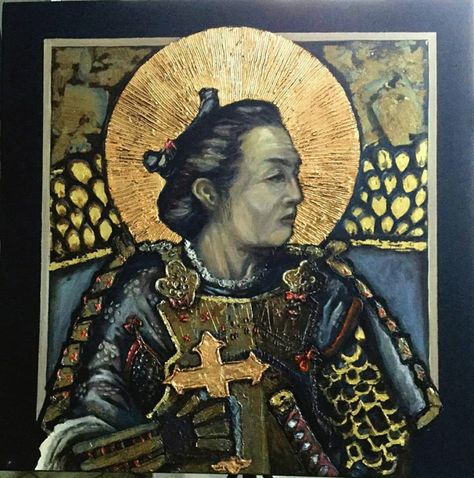 The Painter Finally Reached the Vatican – with His Portrait of Blessed Takayama – Blessed Justo Takayama Ukon Catholic Tattoos, Catholic Aesthetic, Sengoku Period, Takayama, Biblical Art, Korean Art, Catholic Art, Oscar Wilde, Catholic Faith