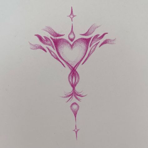 Pink Spine Tattoo, Unique Spine Tattoos For Women With Meaning, Y2k Flower Tattoo, Vertical Tattoo, Y2k Flower, Pen Drawings, Spine Tattoos For Women, Spine Tattoo, Spine Tattoos