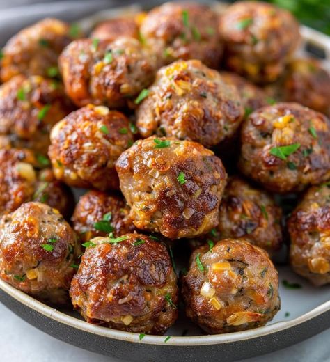 4-Ingredient Sausage Balls 4 Ingredient Sausage Balls, 3 Ingredient Sausage Balls, Sausage Balls With Flour Easy, All Recipes Sausage Balls, Sausage Balls Allrecipes, Sausage Balls Recipe, Sausage Balls, Buttery Biscuits, Balls Recipe