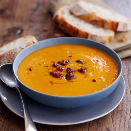 Butternut Squash And Chorizo Soup, Sweet Potato And Chorizo, Chorizo Soup Recipes, Potato Chorizo, Chorizo Soup, Soup Maker Recipes, Sweet Potato Soup Recipes, Beer Dinner, Soup Maker