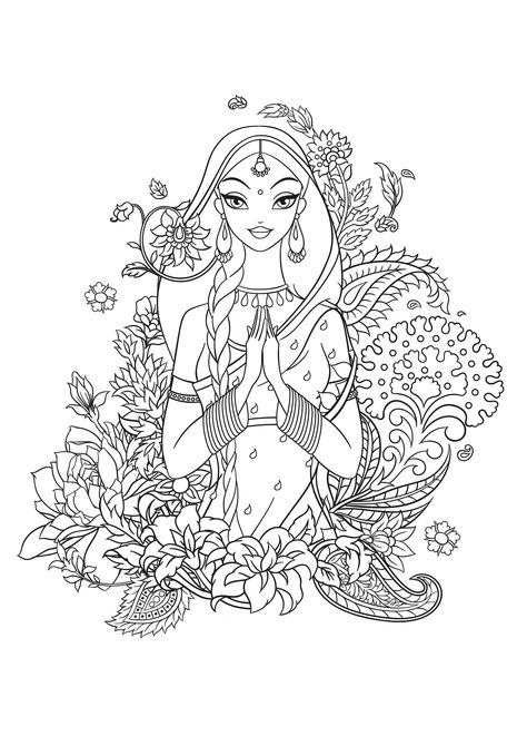 Screen Free Activities, Coloring Page Ideas, Easy Coloring Pages, Coloring Pages For Girls, Page Ideas, Flower Coloring Pages, Coloring Book Pages, Colouring Pages, Coloring Sheets