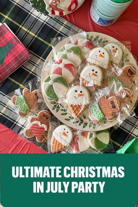 Christmas In June Party Ideas, Christmas In July Kids Party, Christmas In July First Birthday, Christmas In July Party Ideas For Kids, Christmas In July Bridal Shower Ideas, Christmas In July Birthday Party Kids, Christmas In July Desserts, Christmas In July Food Ideas, Christmas In July Wedding