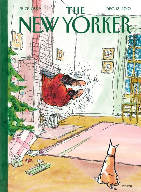 “My favorite thing about the holidays is the people I love,” says George Booth of “Doggone, It’s That Time of Year Again!,” the cover of this week's issue.