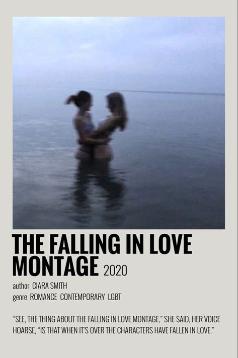 The Falling In Love Montage Book, The Falling In Love Montage, Falling In Love Montage, Book Posters Polaroid, Corkboard Decor, Polaroid Book, Film Collage, Senior Year Things, Indie Movie Posters