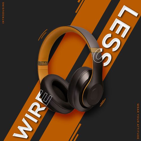 Social media Social media advertisement of wire less Headphone Headphone Advertisement, Rajasthani Art, Advertisement Poster, Adobe Design, Media Poster, Social Media Poster, Creative Poster Design, Creative Posters, Post Design