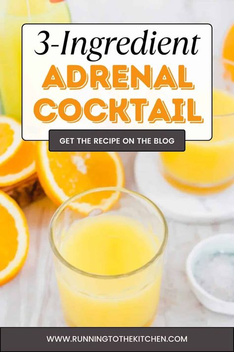 Make a simple adrenal cocktail at home using 3 ingredients to help support your health and hormones. Simple Adrenal Cocktail, Adrenal Cocktail Coconut Water, Adrenal Cocktail Recipe Coconut Water, Adrenal Sunshine Lemonade, Cortisol Lowering Drink, Cortisol Cocktail Recipe, Natural Ozempic Cortisol Cocktail, Cortisol Lowering, Cortisol Cocktail