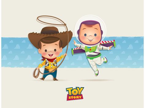 My thanks to the Pixar Brasil Blog for inviting me to contribute to their Toy Story 20th Anniversary tribute. Check out their blog to see all the other great pieces. http://pixarbrasilblog.blogspot... Jerrod Maruyama, Toy Story Crafts, Dibujos Toy Story, Story Kids, Toy Story Baby, Toy Story Characters, Cute Disney Drawings, Toy Story Birthday Party, Kawaii Toys