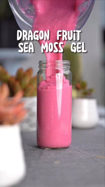 Seamoss Gel Recipes, Frozen Dragon Fruit, Seamoss Gel, Todd Anderson, Cooking Outdoors, Plantbased Recipes, Lions Mane, Healthy Juice Recipes, Healthier Eating