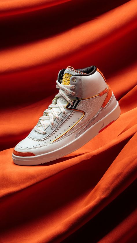 Shoe Wallpapers, Sneaker Campaign, Shoes Creative, Air Jordan 2 Retro, Sneakers Wallpaper, Air Jordan 2, Shoes Wallpaper, Nike Shoes (men), Shoe Designs