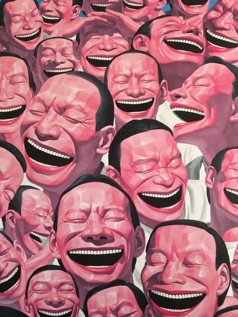 Cynical Realism, Yue Minjun, Chinese Contemporary Art, Artist Models, Beneath The Surface, China Art, Self Portraits, Gcse Art, Ap Art