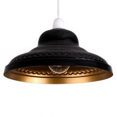 Ceiling Lights - Shop By Category - Lamp Shades Black And Gold Restaurant, Gold Restaurant, Glass Pendant Shades, Ceiling Lampshade, Gold Ceiling, Ceiling Light Shades, Bowl Pendant, Pendant Shade, Pendant Light Shades