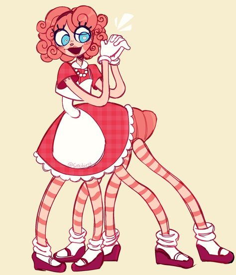 Poppy Playtime Oc Fanart, Poppy Playtime Redesign, Poppy Playtime Oc Ideas, Mommy Long Legs Poppy Playtime Fanart, Mommy Long Legs Drawing, Poppy Playtime Oc, Oc Creation, Mommy Long Legs, Poppy Drawing