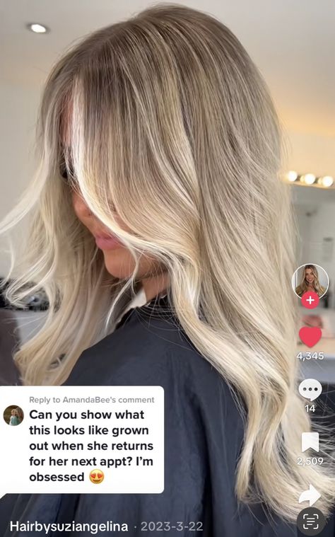 Blonde Highlights With Root Melt, Highlights With Root Melt, Blonde Bombshell Hair, Old Money Blonde, Natural Blonde Hair, Root Melt, Baylage Hair, Blonde Hair Goals, Bombshell Hair