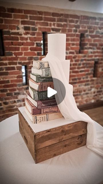 Charlotte Cope - Perfect Cakes Co on Instagram: "BOOKWORM... 

How do you create a wedding cake for a literary themed wedding? 

This unique cake was set up today at @wasingweddings for S&A's beautiful wedding. 
The lovely couple wanted a unique and personal wedding cake to celebrate their love for books, so January Charlotte got designing 

October Charlotte, was not so impressed as she had to work out how to actually make this book stack reveal cake... let's say, we will be having words 🤣 

What do you think? 

Sugarpaste @couturesugarpaste

#bookcake #literarywedding #uniqueweddingcake #handpaintedcake #bookworm #cakeinspo" Personal Wedding Cake, Book Cake Topper, Literary Wedding, Hand Painted Cakes, Book Cake, Bridal Shower Cake, Unique Wedding Cakes, Book Stack, Unique Cakes