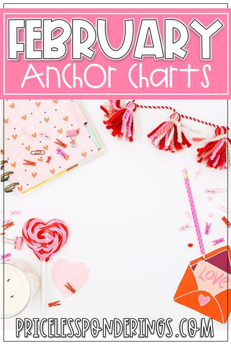 Need a little help staying on track this February? Check out these fun and easy-to-use February anchor chart ideas that will help you stay focused all month long. From helpful tips to creative inspiration, we've got you covered! Valentine Anchor Chart Prek, February Units Kindergarten, February Preschool Calendar, February Writing, Valentine History, February Holidays, February Classroom, February Activity, Crayola Markers