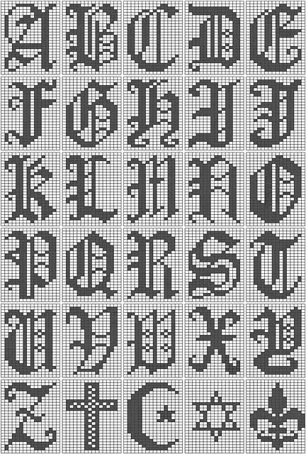 Filet Crochet Alphabet Letters Pattern Free, Filet Crochet Letters, Filet Crochet Alphabet Charts, Crochet Font, Crochet Alphabet Letters, Crochet Alphabet, Crochet Letters, Alphabet Charts, Crochet Tapestry