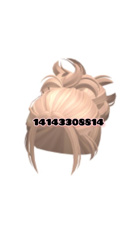 Hair Codes Bloxburg, Blonde Hair Roblox, Blonde Hair Codes, Yk2 Outfits, Codes Bloxburg, Blonde Bun, Bloxburg Outfits, Roblox Boy, Roblox Id