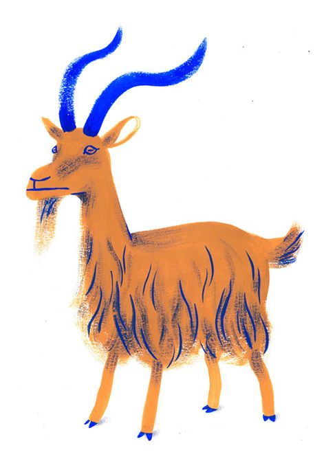 Goat Illustration Cute, Goat Art Illustration, Goats Illustration, Charlotte Dumortier, Goat Character, Farm Animal Illustration, Goat Drawing, Goat Illustration, Farm Illustration