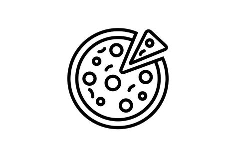 Icon for pizza, food, slice, pizzeria, delicious Pizza Icon, Food Icon, White Pizza, Color Aesthetic, Pizza Food, Cooking Games, Pizza Slice, Restaurant Branding, Ipad Apps