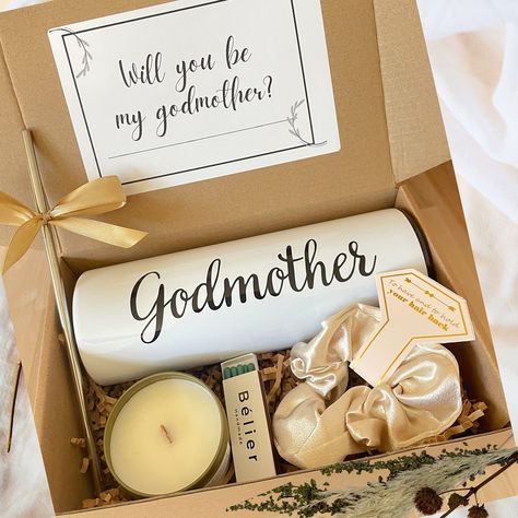 Godmother Tumbler, Godparent Request Ideas, Godparent Request, Dried Flower Confetti, The Godmother, Godmother Proposal, Godparent Gifts, Godmother Gifts, Bachelorette Party Themes