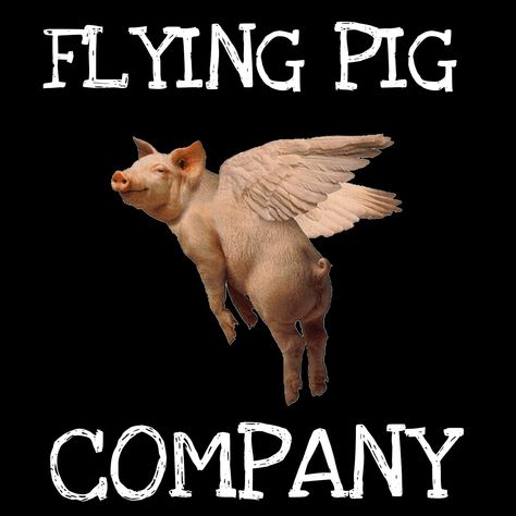 Pig Signs, Pig Graphic, Flying Pigs, Pigs Fly, Pig Figurines, Flying Pig, Pink Elephant, Pigs, Graphic Design