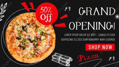 Shop Grand Opening, Restaurant Banner, Restaurant Promotions, Restaurant Web, Pizza House, Food Promotion, Pizza Shop, Pizza Restaurant, Italian Pizza