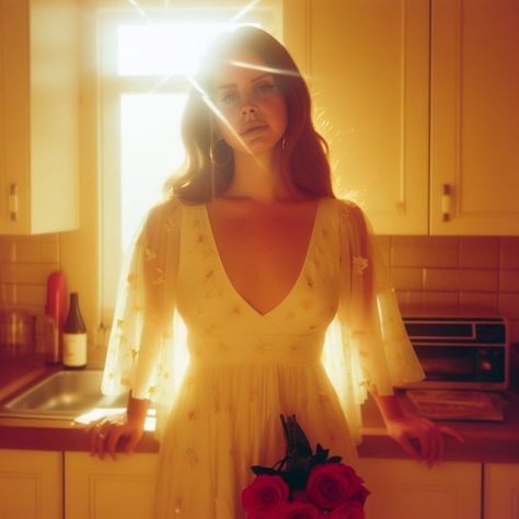 Lana Del Rey Yellow Aesthetic, Lana Del Rey Orange, Lana Del Rey Yellow, White Mustang, Jennifer Beals, Lana Rey, Brooklyn Baby, Lana Del Ray, Yellow Aesthetic