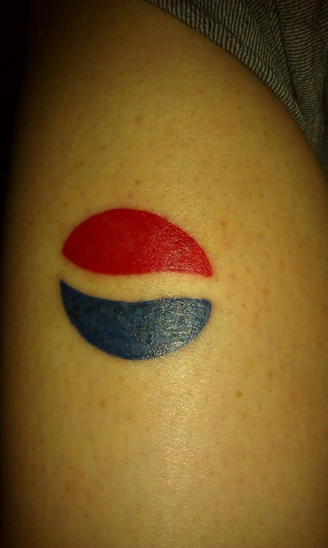 I got this pepsi symbol for a woman I knew since I was 10 years old she was a second mother to me. All she ever drank was pepsi When she was in the ICU before she passed we all told the staff that they just needed to put pepsi in her IV and she would wake right up. Pepsi Tattoo, Bunny Tattoos, Diet Pepsi, Pepsi Cola, The Staff, Tiny Tattoos, Future Tattoos, Tattoos And Piercings, I Got This