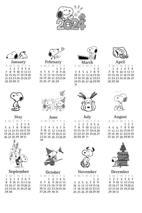 Calendar Poster Design 2024, 2024 Calender Aesthetics, Snoopy Calendar 2024, Aesthetic 2024 Calendar, 2024 Calendar Wallpaper, Calendar 2024 Aesthetic Cute, Calendar 2024 Aesthetic, 2024 Calendar Design, Snoopy Aesthetic Wallpaper