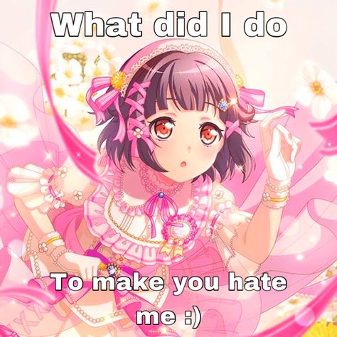 Why do you ignore me,We used to text every day. Rimi Ushigome, Hair, Anime, Pink