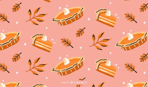 Pumpkin Pie Background, Pumpkin Pie Wallpaper, Pumpkin Pie Illustration, Pumpkin Pie Art, Pie Patterns, Pie Wallpaper, Autumn Icons, Teacher Wallpaper, Fall Deserts