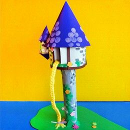 Tangle tower Diy Rapunzel Tower, Tangled Rapunzel Tower, Tangled Tower, Rapunzel Tower, Tangled Rapunzel, Cardboard Paper, Disney Family, Rapunzel, Tangled