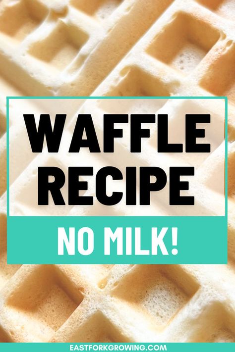 Craving fluffy and crispy waffles without milk? This easy milk free waffle recipe is your answer! Perfect for breakfast ideas, these milk free waffles are a must-try. Add this waffle recipe without milk to your collection of breakfast recipes and enjoy a delightful milk free waffles recipe. Be sure to save this waffle recipe no milk for later! Waffles Without Milk, Waffle Recipe Without Milk, Waffle Recipe No Milk, Crispy Waffles, Breakfast Recipes Easy Quick, Frozen Waffles, Crispy Waffle, Waffles Recipe, Homemade Waffles