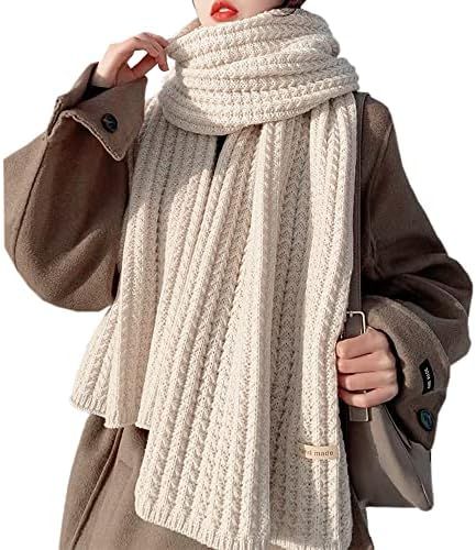 Chunky Knit Scarf, Fleece Neck Warmer, Short Scarves, Thick Scarf, Scarf Knots, Womens Scarf, Chunky Knit Scarves, Big Scarf, Soft Fashion